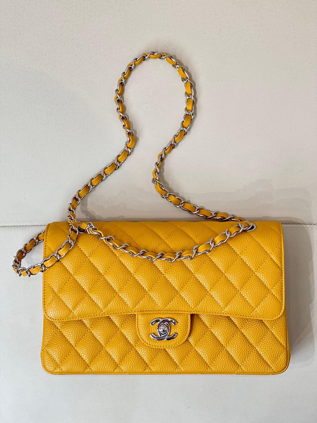 Chanel (Yellow Quilted Flap Bag)